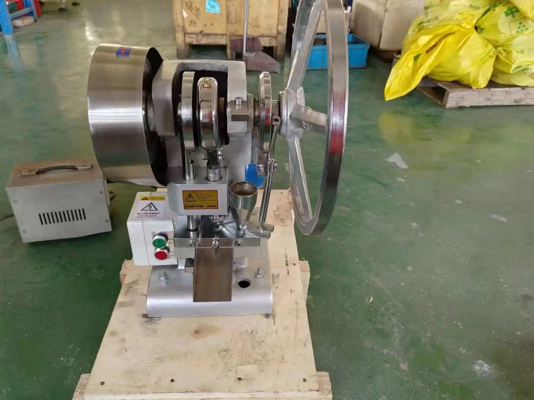 single press tablet machine