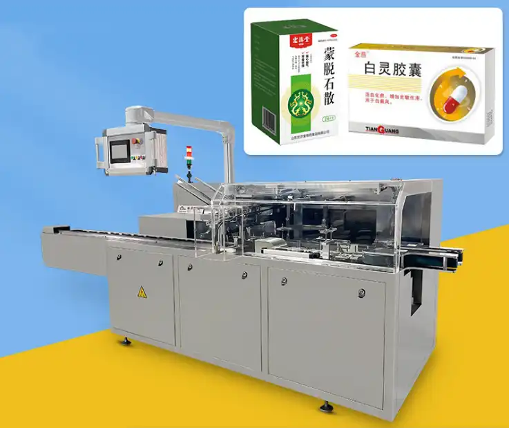 bottle cartoning machine bottle cartoning machine