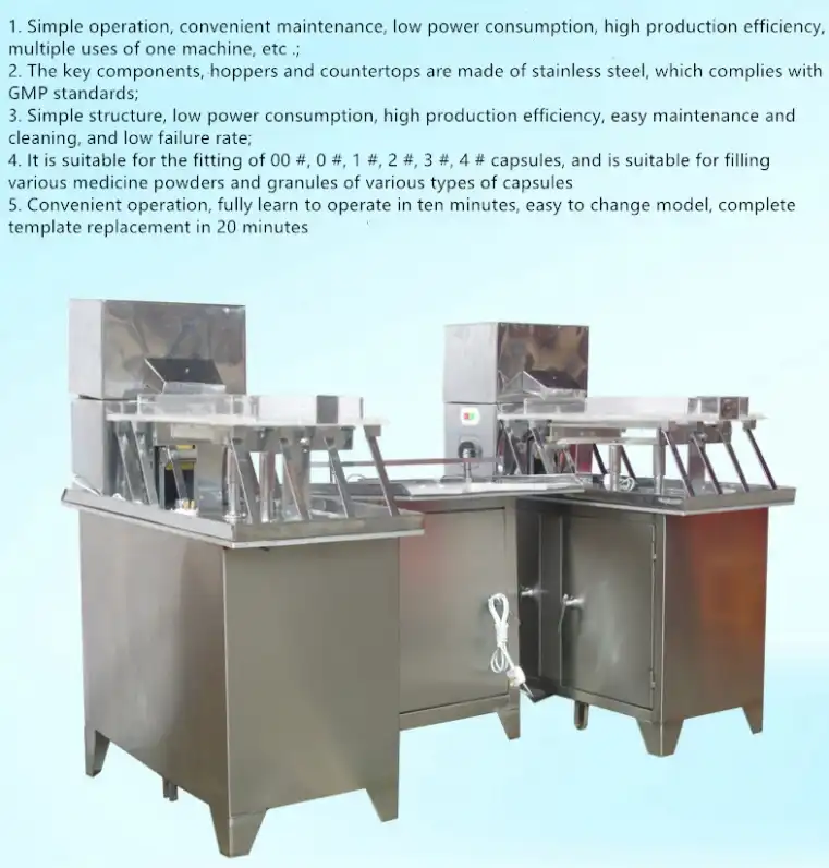 electric capsule filling machine electric capsule filling machine