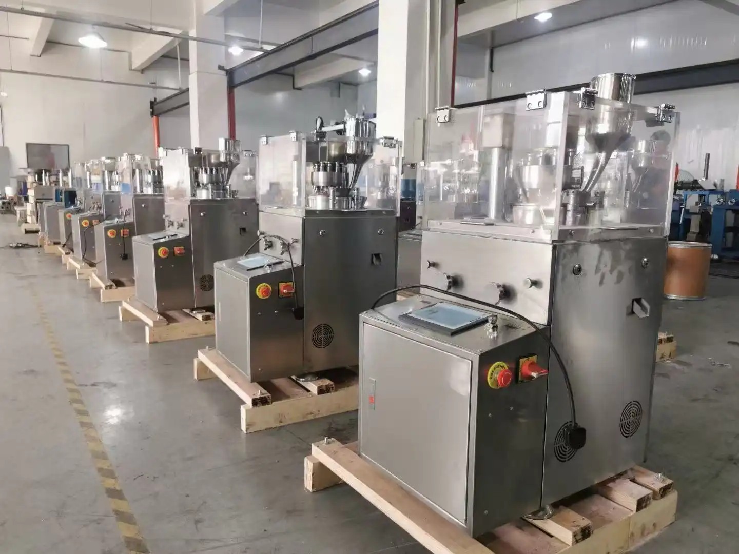Vice tablet press