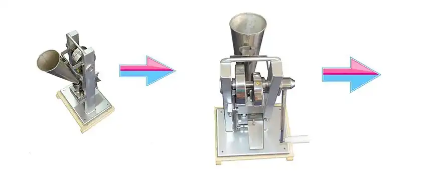 manual hand pressing pill maker