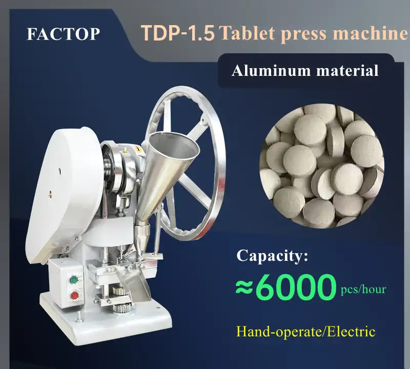 Single Station Tablet Press Large Tablets