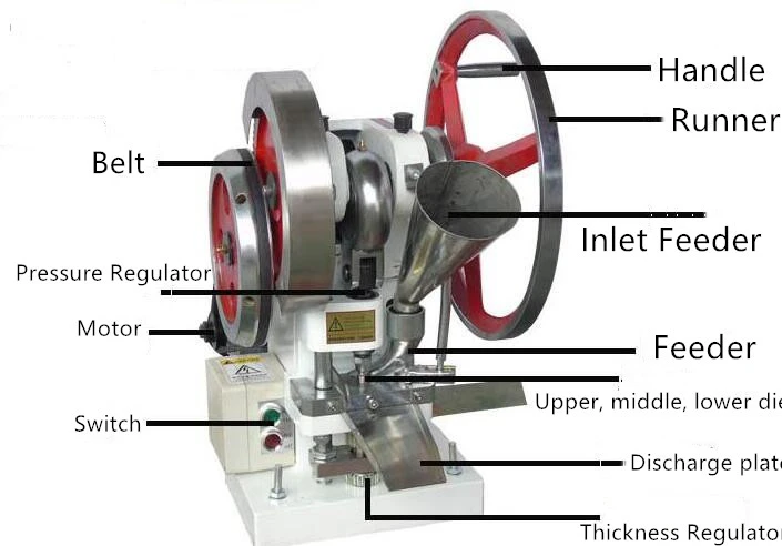 automatic single punch press tablet