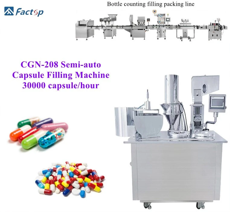 semi auto capsule filling machine