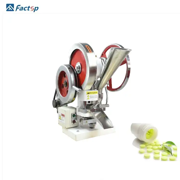 What are the main components of a Single Station Tablet Press?