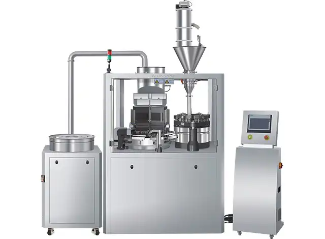 Automatyske kapsule filling masine